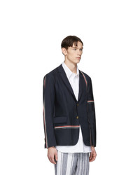 Thom Browne Navy Unconstructed Classic Blazer