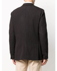 Lardini Striped Knitted Blazer