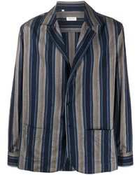 Salvatore Piccolo Striped Shirt Style Blazer