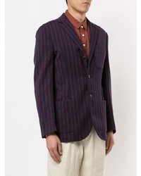 Kent & Curwen Striped Tailored Blazer