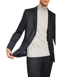 Topman Tailored Pinstripe Suit Jacket