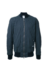 Undercover Striped Bomber Jacket