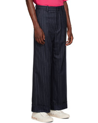 Kenzo Navy Paris Tailored Trousers