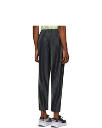 Homme Plissé Issey Miyake Navy Tailored Trousers