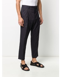 Ann Demeulemeester Grise Pinstriped Print Trousers