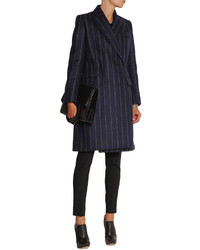 Stella McCartney Jacky Pinstripe Wool Blend Coat