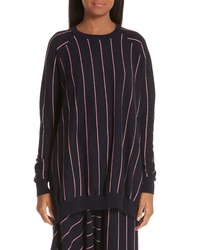Stella McCartney Stripe Asymmetrical Sweater