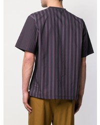 Qasimi Striped Colour Block T Shirt