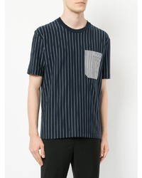 CK Calvin Klein Striped Pocket T Shirt