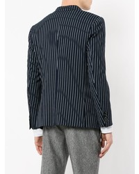 Education From Youngmachines Double Breasted Pinstripe Blazer
