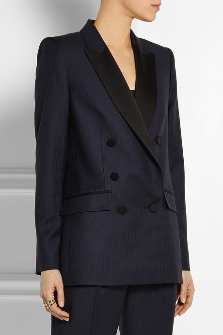 Pallas Cerbere Pinstriped Wool Blazer, $2,005 | NET-A-PORTER.COM ...