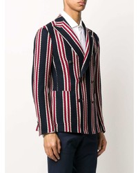 Tagliatore Woven Striped Blazer
