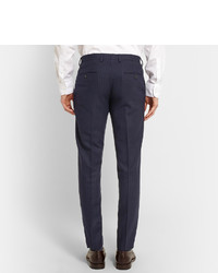 J.Crew Ludlow Navy Pinstriped Wool Blend Suit Trousers