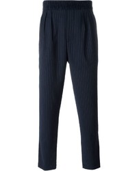Paolo Pecora Pinstripe Tapered Trousers