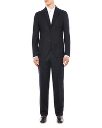 Alexander McQueen Pinstripe Wool And Cashmere Blend Trousers