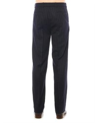 Alexander McQueen Pinstripe Wool And Cashmere Blend Trousers