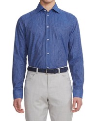 Jack Victor Abbott Button Up Shirt In Blue At Nordstrom