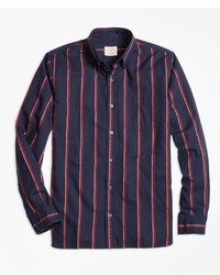 Brooks Brothers Regal Stripe Flannel Sport Shirt