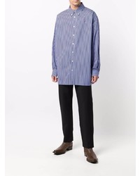 Acne Studios Relaxed Fit Striped Button Down Shirt