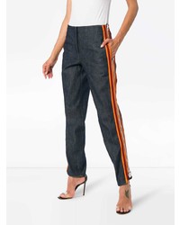 Calvin Klein 205W39nyc High Waist Striped Slim Fit Jeans