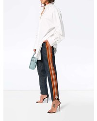 Calvin Klein 205W39nyc High Waist Striped Slim Fit Jeans