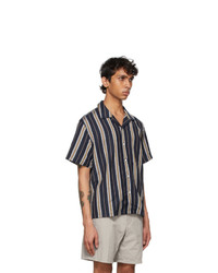 Rag and Bone Navy Striped Avery Shirt