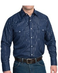 Roper Classic Metallic Stripe Western Shirt