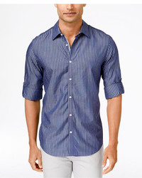 Calvin Klein Dobby Stripe Long Sleeve Shirt
