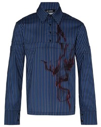 AV Vattev Flame Embroidered Long Sleeve Shirt