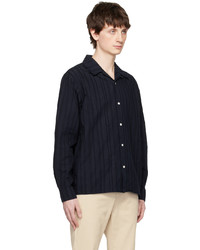 Norse Projects Navy Carsten Stripe Shirt