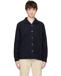 Norse Projects Navy Carsten Stripe Shirt