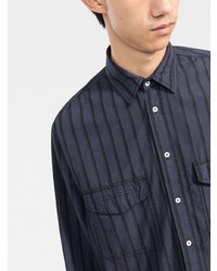There Was One Striped Organic Cotton Shirt