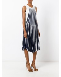Chloé Vertical Stripe Midi Dress