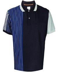 Paul Smith Striped Colour Block Polo Shirt