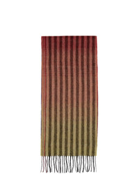 Paul Smith Multicolor Wool Sunset Stripes Scarf
