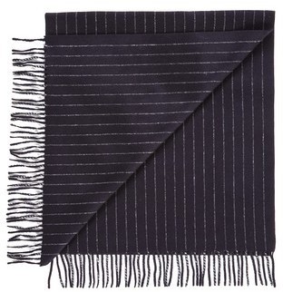Black pinstripe scarf Archives - STYLE DU MONDE