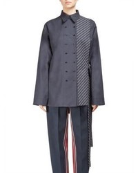 Cédric Charlier Cedric Charlier Double Breasted Button Down Shirt