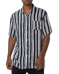 Zanerobe Impression Stripe Rayon Shirt