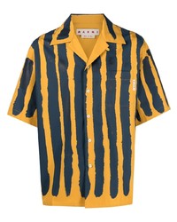 Marni Stripe Print Short Sleeved Shirt