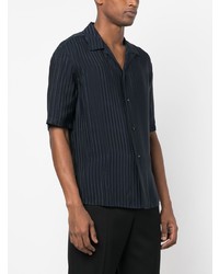 Saint Laurent Striped Short Sleeve Shirt