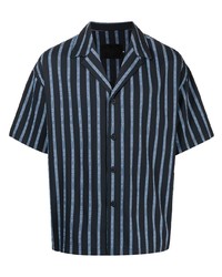 Off Duty Tone Logo Stripe Short Sleeved Shirt