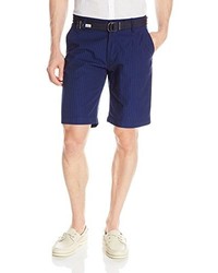 U.S. Polo Assn. Belted Flat Front Striped Short