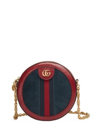 Gucci Ophidia Small Suede Leather Circle Crossbody Bag