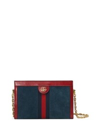 Gucci Small Ophidia Suede Shoulder Bag