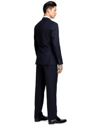 Brooks Brothers Milano Fit Saxxon Wool Alternating Stripe 1818 Suit