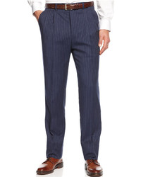 Ralph Lauren Lauren By Suit Navy Stripe