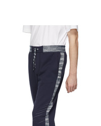 Missoni Navy And White Striped Lounge Pants