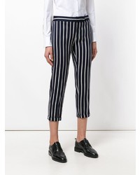 Thom Browne Chenille Banker Stripe Lowrise Skinny Trouser