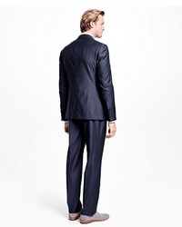 Brooks Brothers Milano Fit Three Piece Stripe 1818 Suit
