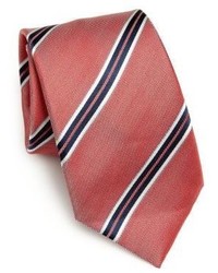 Saks Fifth Avenue Collection Wide Stripe Silk Tie